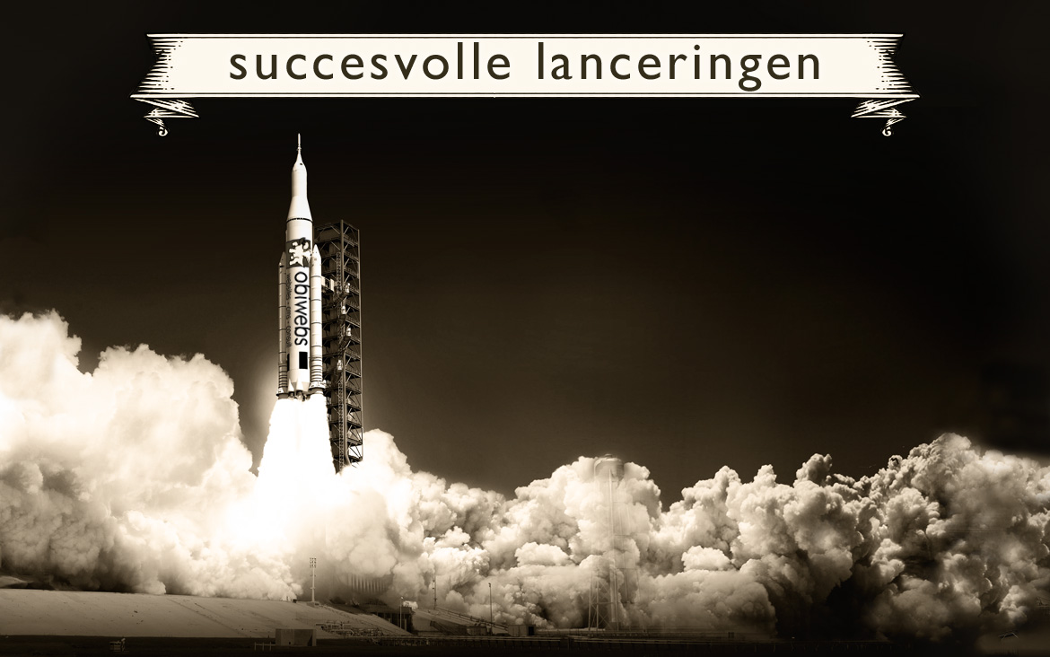 obiwebs rakket - succesvolle lanceringen